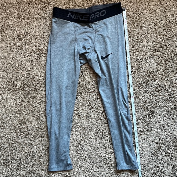 Mens Nike Pro Dri-Fit 3/4 Compression Pants Small Mens Nike Leggings - Picture 4 of 10